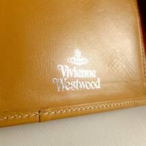 Vivienne Westwood　ヴィヴィアンウエストウッド　ヌメ革　レザー　長財布　ほぼ未使用　美品　手帳カバー_画像7
