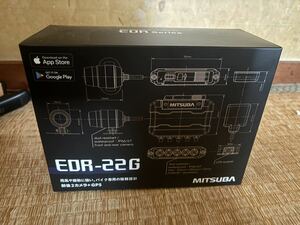 MITUBA GPS付バイク用ドライブレコーダー　EDR-22G 未使用　ミツバ