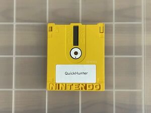 【FC-disk】ファミコンディスクカード クイックハンター クイックハンター パラメーターディスク No.1【現状品】