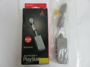 #55641　PS SONY PlayStation AVアダプター SCPH-1160　長期保管品