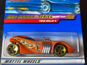 ホットウィール HOTWHEELS TWIN MILL Ⅱ MAD MANIAX SERIES ツインミル USカード