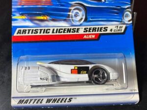 ホットウィール HOTWHEELS ALIEN ARTISTIC LICENSE SERIES USカード