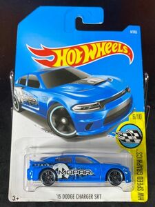 ホットウィール HOTWHEELS 15 DODGE CHARGER SRT ダッジ チャージャー MOPAR 水色