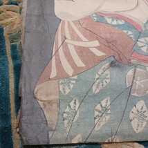 東州斎写楽 画 浮世絵 木版画? 絵画 絵 レトロ アンティーク ヴィンテージ 縦35.8cm×横25cm 当時物 中古 長期保管_画像5