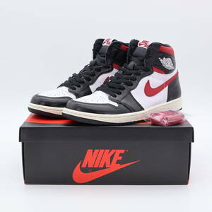 【ほぼ新品】 Nike Air Jordan 1 Retro High Black Gym Red 555088-061 27.5cm ナイキ エアジョーダン1 レトロ ハイ ブラック ジムレッド