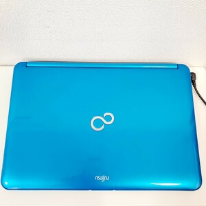 ■【稼働品/1円スタート】FUJITSU LIFEBOOK AH56/G■FMVA56GL/アクアブルー/本体/ 富士通/ノートパソコン/Windows/初期化済み