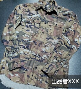 【激レア■完売品】定価30000円 santastic 迷彩 カモフラ SHIRT ARMY ミリタリーシャツ シャツ ジャケット 長袖シャツ