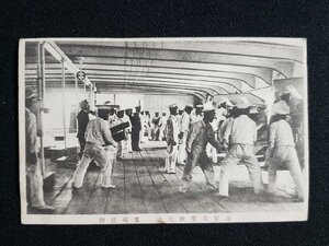 ｈ△　戦前 絵葉書　海軍兵学校生徒　重砲操練新潟灯台　/pc182