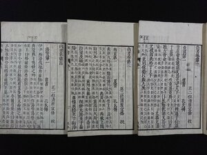 ｖ△*　尚書 巻一～五　3冊　不揃い　正二位清原宣條　発行年不明　和本　古書/G03