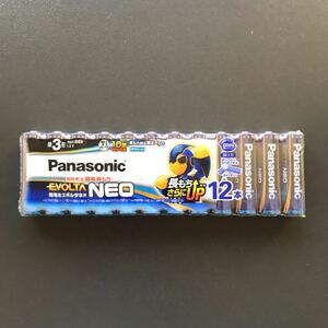 【新品／未使用】単3形 12本 パナソニック Panasonic エボルタネオ アルカリ乾電池（使用推奨期限 2032年以降）
