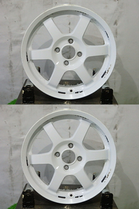 k316★RAYS VOLK RACING TE37 GRAVEL★15×6J +40 4H PCD100★中古2本