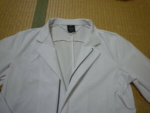  beautiful goods jacket L size OAKLEY Oacley Golf SKULL Skull common tailored 3.0 stretch spring summer men's FOA403494 white white 