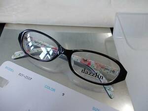 ダズリン dazzlin 眼鏡フレーム DZF-2507-1 花柄がかわいいです！ お洒落