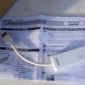 usb3.0 giga Buffalo usb lan変換アダプター 送料370 パソコン関係の画像4