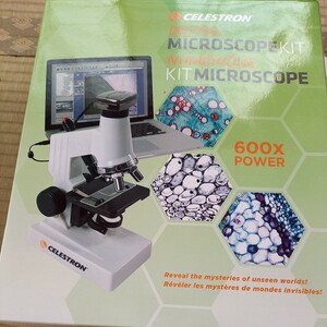 顕微鏡　celestron microscope kit ゆうパック80 