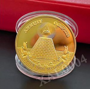 フリーメイソン ゴールド コイン [並行輸入品]；XL000094；