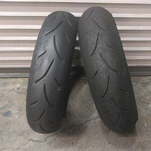 前BS-S01 後BS-601YCY中古セット 100/90-12（100/485-12） 120/80-12 NSR50 NSF