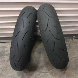 前DL-TT93GPpro後BS-601YCY中古セット 100/90-12 120/80-12 NSR50 NSF