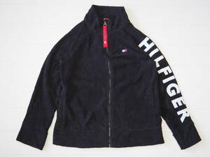 ☆送料無料☆ TOMMY HILFIGER SPORT トミーヒルフィガー USA直輸入 古着 ジップアップ フリース ジャケット レディース S ブラック 中古