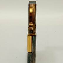 #0259 デュポン S.T.Dupont ギャッツビー ガスライター シルバー SILVER ゴールド 金 着火未確認 開閉良好 コレクター品 喫煙具_画像5