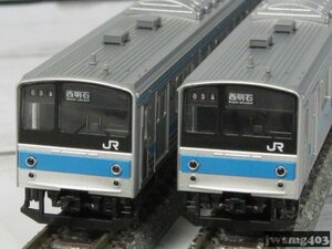 中古 トミックス JR205系 京阪神緩行線 7両セット[98715](エラー対応済)(おまけ：オレンジ帯インレタ) #023476