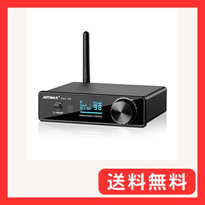 AIYIMA DAC-A6 Bluetooth 5.0 APTX-HD デコーダ PC-USB/オプティカル/同軸/XM