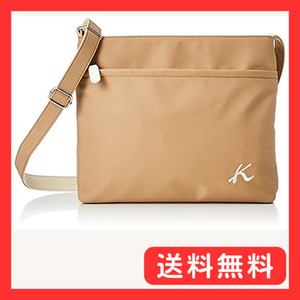 [ Kitamura ] diagonal .. shoulder bag R-0702 lady's Cafe | ivory [ tea color ] 67911