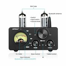 AIYIMA T9 Bluetooth 5.0 100W*2チューブアンプ 2.0チャンネル 真空管 USB DACステ_画像2