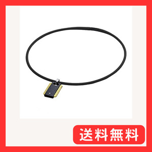phiten(fai ton ) necklace RAKUWA neck EXTREME square black / Gold 45cm