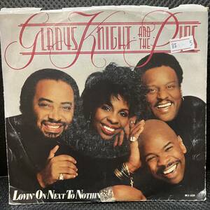 7インチ HIPHOP,R&B GLADYS KNIGHT AND THE PIPS - LOVIN' ON NEXT TO NOTHIN' シングル レコード 中古品