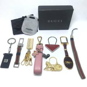  famous brand key ring 8 point summarize Prada Gucci Celine Renoma PRADA GUCCI CELINE renoma strap key holder charm high class popular 