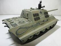 ☆★タミヤ 1/35 ハンティングタイガー/ヤークトタイガー シングルモーターライズ 非オリジナル改造 完成品 ジャンク☆★_画像6