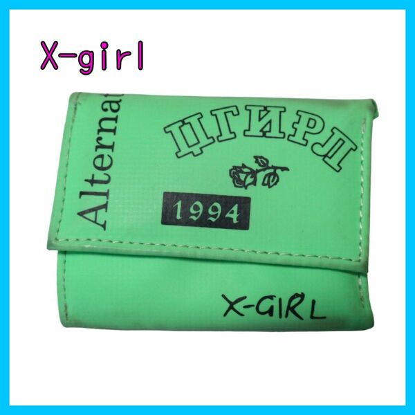 X-GIRL GRAFFITI EASY WALLET 財布　三つ折り