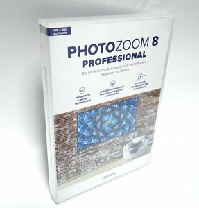 【同梱OK】 PhotoZoom 8 professional ■ 画像処理ソフト ■ Mac / Windows10 対応 ■ Photoshop プラグイン 対応 ■ RAW 対応