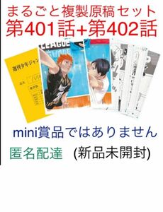 ハイキュー　まるごと複製原稿　ハイキュー展　ジャンプフェスタ　受注商品　限定