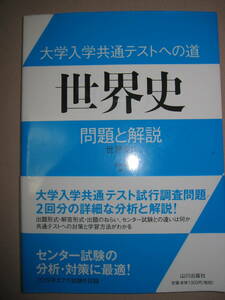 ◆大学入試共通テストへの道　世界史　問題と解説　大型版２０１９年までの試験収録：時代順とテーマ別で再編成 ◆山川出版社 定価：\1,300