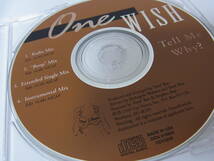 【CD】 One Wish / Tell Me Why? 1993 US ORIGINAL_画像3