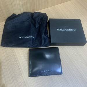 【APS 6927】1円～ DOLCE＆GABBANA D&G ドルチェ＆ガッバーナ ドルガバ 財布 箱 保存袋 あり 現状品