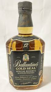 【AS 19997】1円スタート 未開栓 Ballamtine バランタイン GOLD SEAL ゴールドシール 12年 ウィスキー スコッチ 古酒 750ml 43％ 現状品