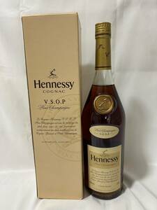 【AS 20614】1円～ ヘネシー HENNESSY VSOP 40％ 1000ml 1L ブランデー コニャック COGNAC 未開栓 現状品