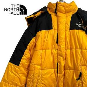 TB628さ@ THE NORTH FACE 90s GORE-DRYLOFT マウンテン ダウンジャケット メンズ Lサイズ相当 イエロー