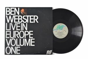 Ben Webster / Live In Europe Volume One / ベン・ウェブスター / Affinity RJL-3005 / LP / 国内盤 / 1980年