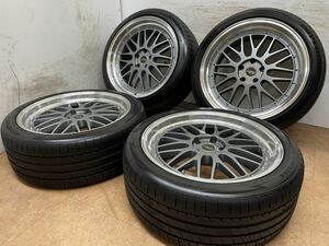 送料無料！美品！BBS LMタイプ コブラ 20インチ 8.5J +35 9.5J +38 PCD114.3 5H 245/40R20 アルファード ヴェルファイア クラウン ハリアー