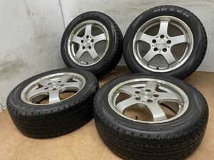 送料無料！ユーロフォルシュ 16インチ 6J +46 PCD112 5H 205/55R16 ベンツ Bクラス W246 Cクラス W204 アウディ A3 VW ゴルフ 4本セット