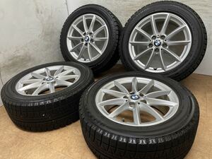 送料無料！美品！BMW X1 F48 純正 17インチ 7.5J +52 PCD112 5H ブリヂストン ブリザック 225/65R17 X3 G01