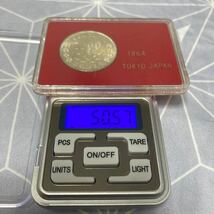 1964年 東京オリンピック 記念硬貨 1000円 記念コイン 100円 硬貨 2点セット h2w888_画像7