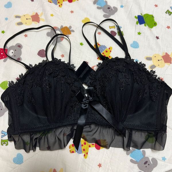 ぶ ブラジャー 黒い レース ブラ