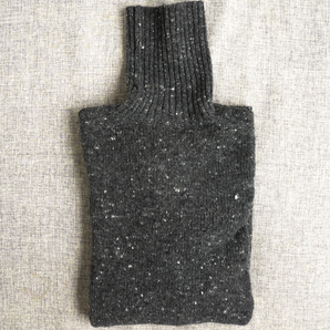 新品★ DRUMOHR ミドルゲージ カシミヤ ウール タートルネック ニット 52 ホールガーメント 送料込 メンズ カシミア イタリア製 ドルモア