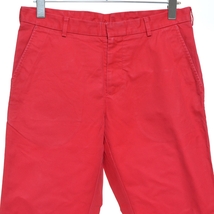 〇494225 TOMMY HILFIGER トミーヒルフィガー ◯カラーチノパンツ MERCER CHINO SLIM FIT サイズ32 メンズ レッド_画像4