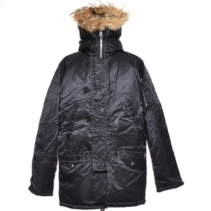 ●497178 CORINTH MFG コリンズ ●フライトジャケット N3B ARCTIC PARKA アークティックパーカ サイズS メンズ USA製 ブラック